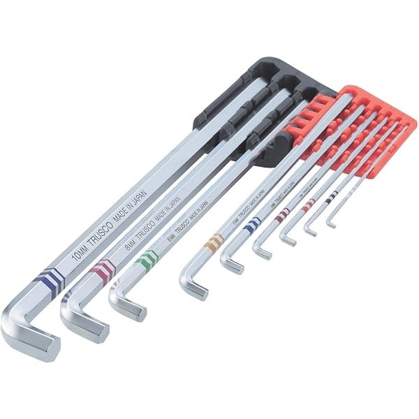 TRUSCO Torsion Hexagon Wrench 9-piece set TTX-9S Made In Japan With Tracking