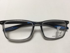 Stylish Progressive Blue/Black Sporty Reader Glasses 1.0-4.0