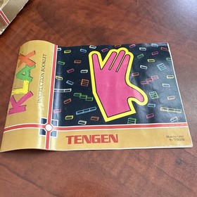 Vintage 1990 Nintendo NES Tengen KLAX Complete Game + Manual+ Original Box