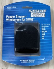 SHURE A58WS-BLK Black Foam Windscreen for SM58 Shure Ball Type Microphones NIP