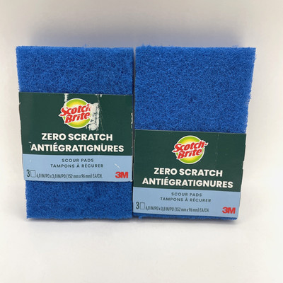 Scotch Brite Non Scratch Scour Pads  3 Pads 2 Pack