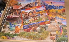 White Mountain Family Retreat by David Maclean 1000 Piece Jigsaw Puzzle EUC