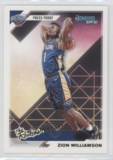 2019-20 Panini Donruss The Rookies Press Proof Zion Williamson #1 0ls