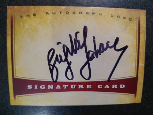 BRIGITTE LAHAIE Hand Signed Autograph CARD - SEXY ADULT & HORROR FILM ACTRESS | eBay