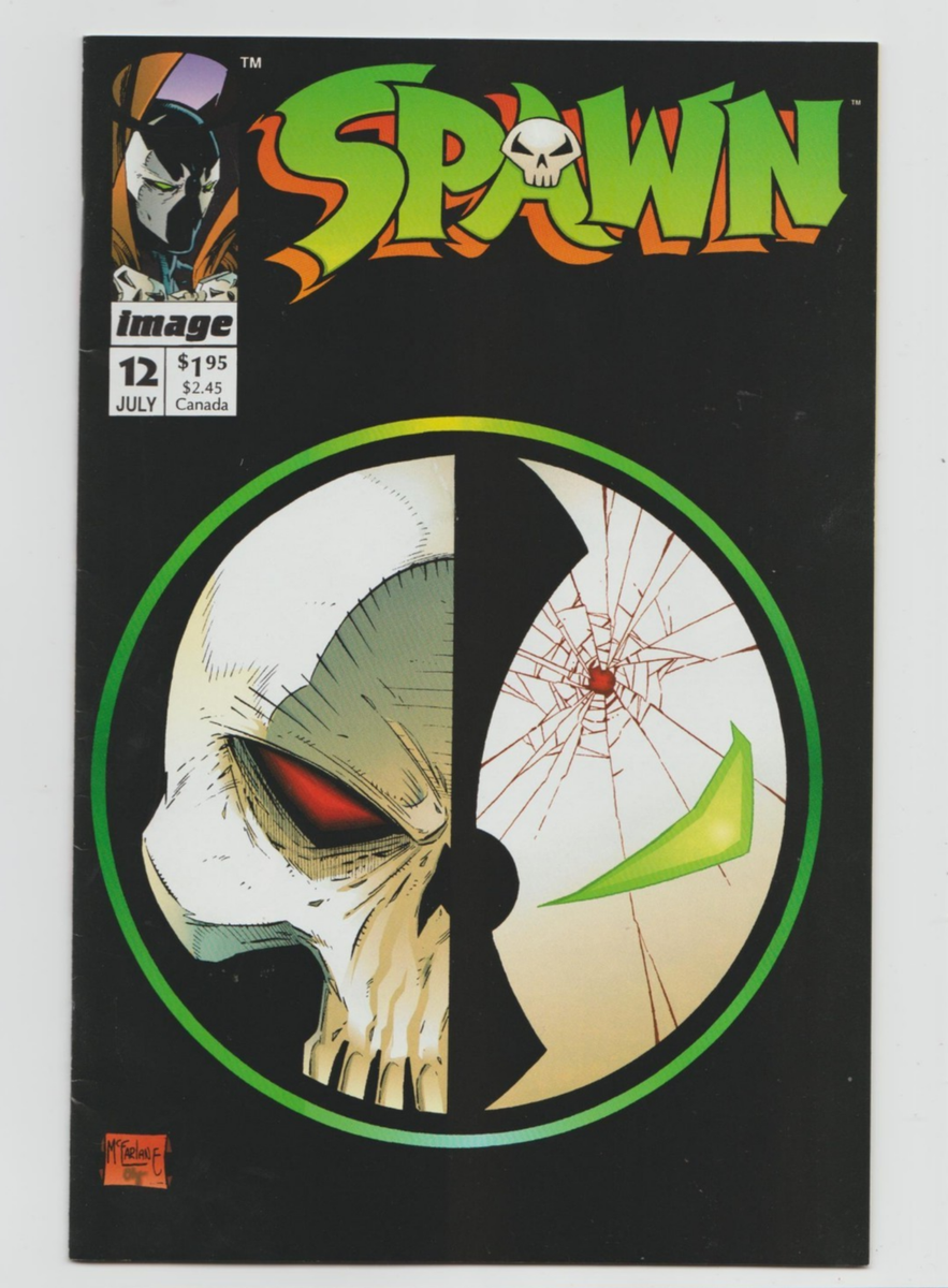 Spawn #1 Todd McFarlane Cover 1992 NICE + Spawn #12 COMIC BOOK LOT
