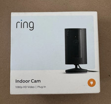 Ring Indoor Cam 2nd Gen 1080p HD Video Plug-in Camera - Black - Brand NEW
