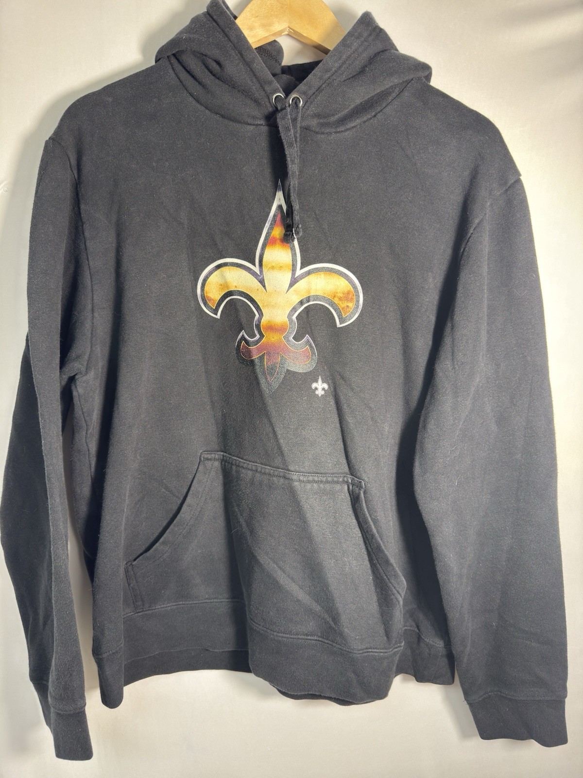 New Orleans Saints Alvin Kamara #41 NFL Hoodie Mens L Fanatics Black