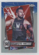 2025 Topps Chrome WWE Red & Blue Refractor Cruz Del Toro #76 17tg