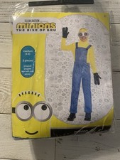 Brand NEW Minions Costume Child 8-10 M Rise Of Gru Halloween Costume-Cosplay