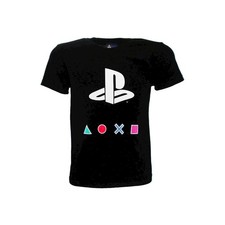 Sony Playstation T-Shirt Logo Tasten Controller PS5 PS4