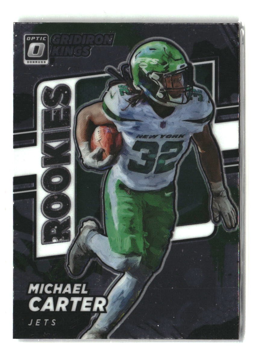 2021 Donruss Optic #RGK-19 Michael Carter Rookie Gridiron Kings