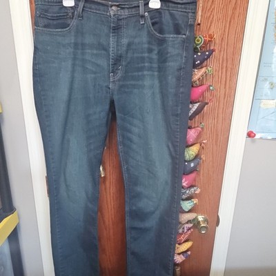 Levi's 541 Straight Jeans Dark Blue Denim Men's Machine Washable Cotton