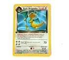 Team Rocket First Edition Dark Dragonite Vintage Pokémon Card NH NM Condition