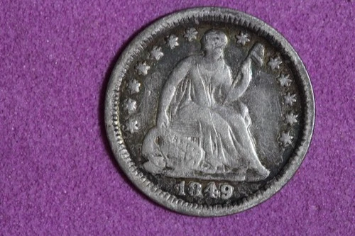 ESTATE FIND 1849 - Seated Liberty Silver Half Dime!!  #N08209