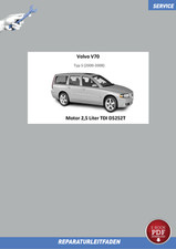 Ebook Volvo V70 (00-08) Reparaturanleitung Motor 2,5 L Diesel 103 kW D5252T