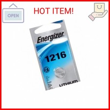 Energizer CR1216 3V Lithium Coin Cell Battery - 1 Pack Tear Strip Energizer ECR