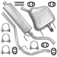 Auspuff SchalldäMpferset FüR Opel Vectra 3 III C Limousine 1.6|1.8 (02 - 11/05)