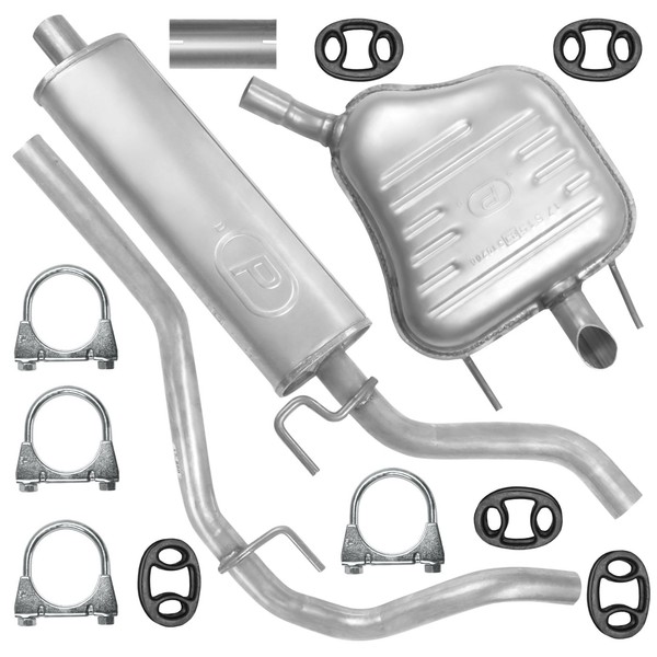 Auspuff SchalldäMpferset FüR Opel Vectra 3 III C Limousine 1.6|1.8 (02 - 11/05)-image