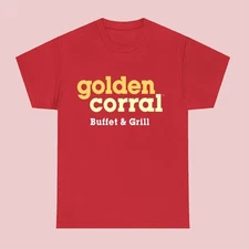 Golden Corral Restaurant Men's Red Size S-5XL