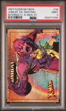1997 FLEER/SKYBOX INTL X-MEN '97 #38 JUBILEE VS. SENTINEL PSA 9