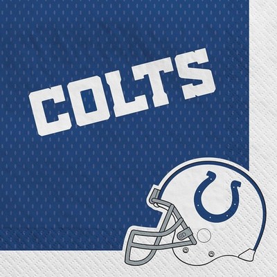 Indianapolis Colts NFL Pro Football Sports Theme Party Paper Luncheon Napkins