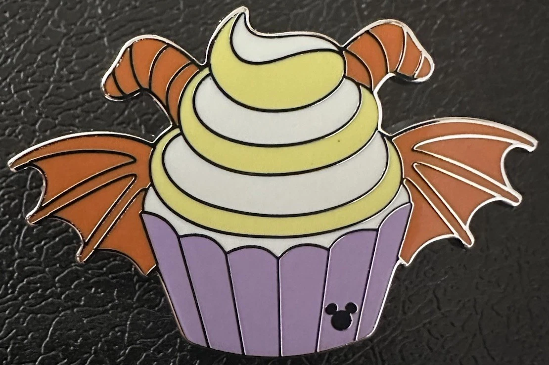 Figment CHASER 2026 Walt Disney World Wave A Hidden Mickey Cupcakes Figment Pin