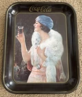 Vintage 1973 Coca Cola Serving Tray 1925 Advertisement Flapper Girl