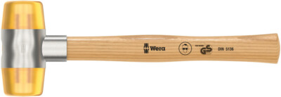 Wera 000035, 100 Soft-faced hammer with Cellidor head sections, # 7 x 61 mm