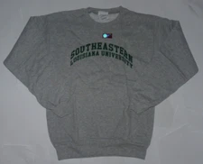 NEW NCAA Southeastern Louisiana Lions crew sweatshirt Youth Boys L 14 16  FF33
