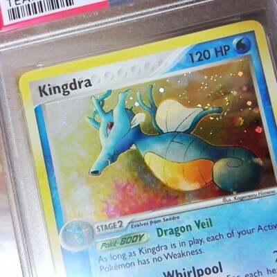 Kingdra 12/109 EX Team Rocket Returns Holo Rare Graded