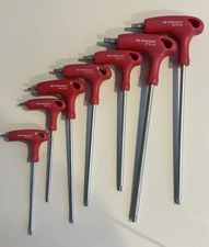 Facom 8TX seven piece metric T-Handle torx wrench set