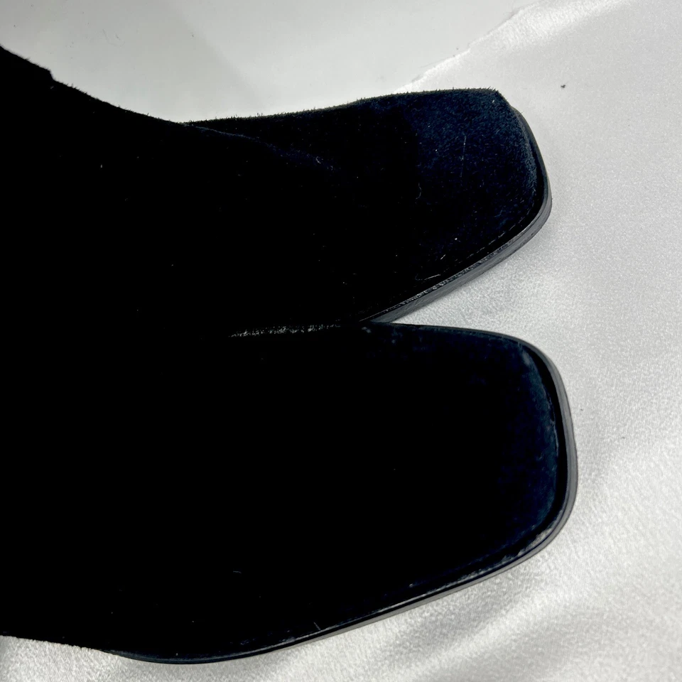 Free People Arnés Alto Pull On Gamuza Bota Negra Talla 10 Lockhart Italia Nuevo Foto 3 de 4