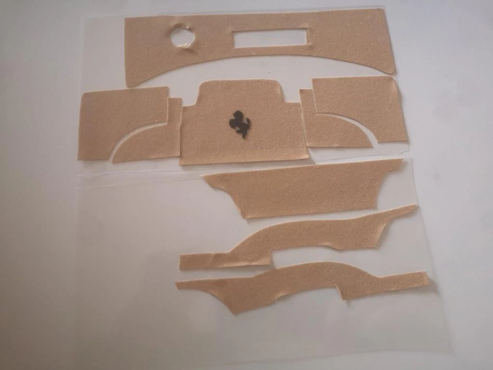 Velluto marrone Cofano Anteriore FERRARI TESTAROSSA POCHER 1/8 K51 K52 K53 K54 K - Immagine 3 di 4