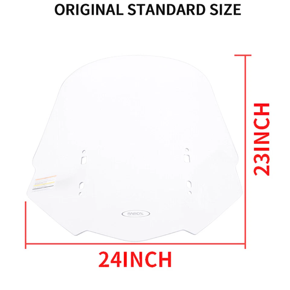 Панельный обтекатель ветрового стекла 23 дюйма для Honda Goldwing GL1800 F6B 2018-25 - Изображение 3 из 4