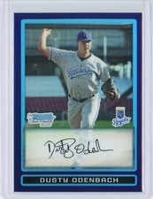 2009 Bowman Chrome Draft Prospects Purple Refractor #BDPP47 Dusty Odenbach RC