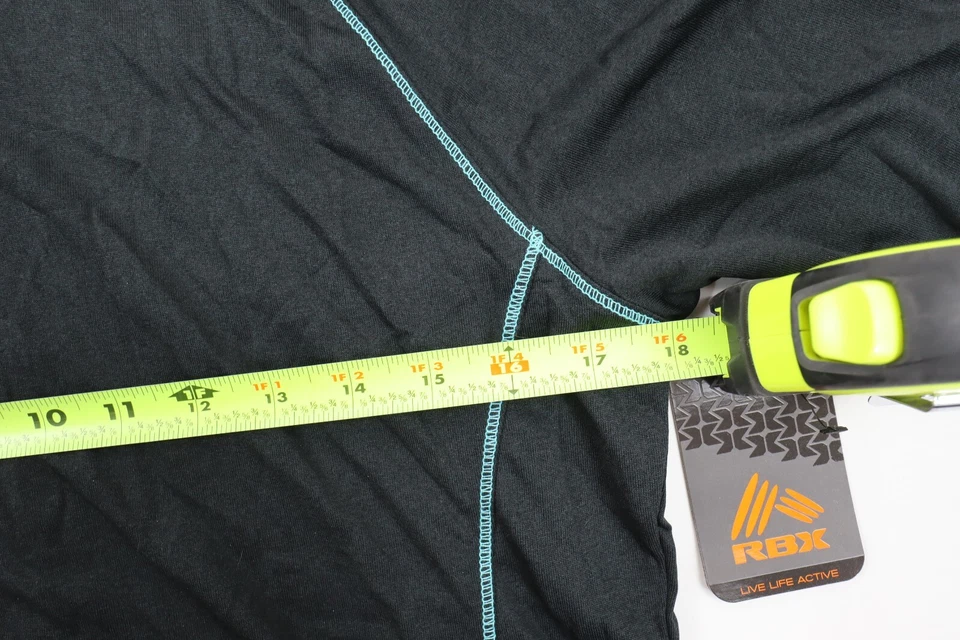 Camisa RBX Para Mujer Grande (L) X-DRI Negra Rendimiento Atlético Delgada Manga Larga Foto 2 de 4