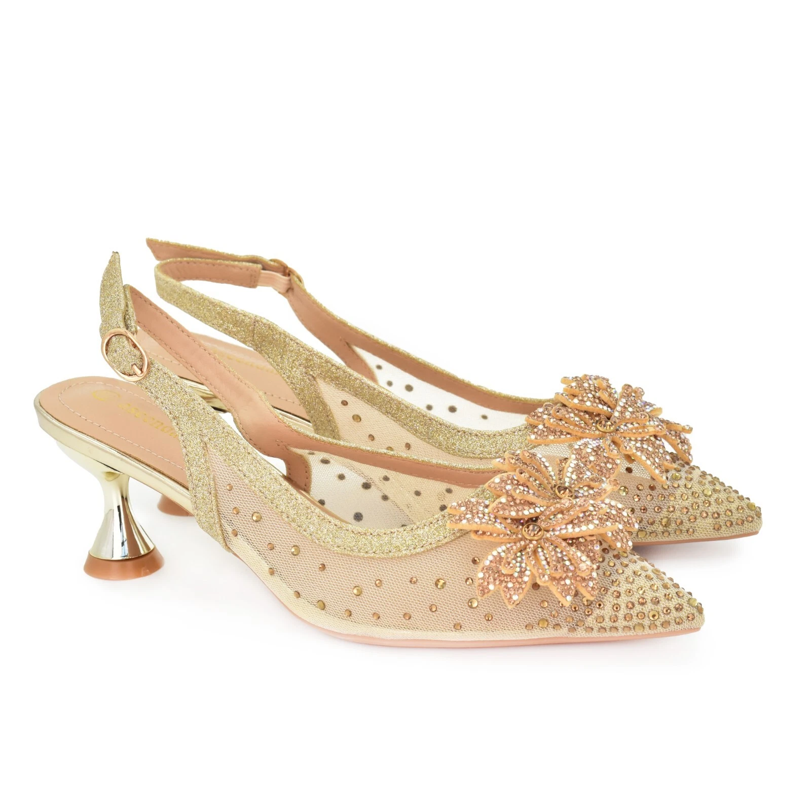 ADIDAS Ultime scarpe sandali tacco alto casual lusso arancione casa pantofole donna 7 cm rosso