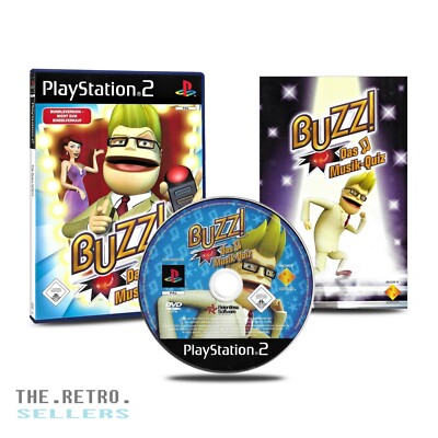 Buzz: Das Musik-Quiz für Playstation2 PS2 in OVP + Anleitung - guter Zustand
