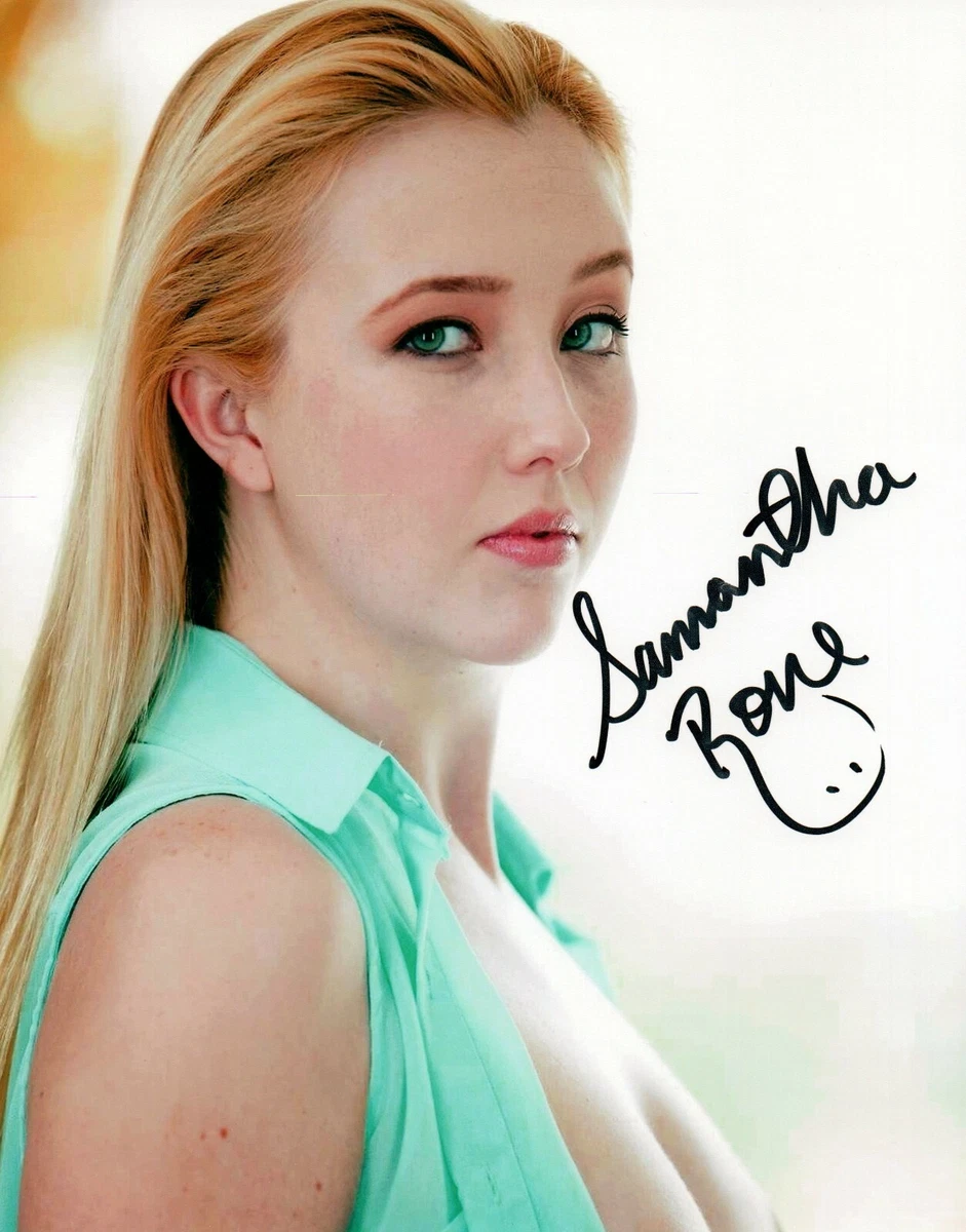 Samantha Rone Super Sexy Hot Adult Model Hand Signed 8x10 Photo COA 16 |  eBay