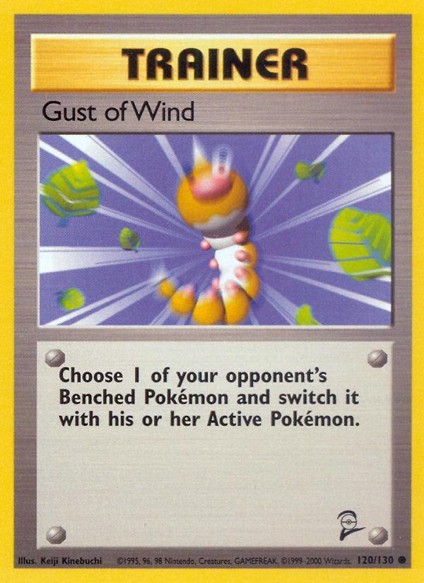 Pokemon Gust of Wind (120/131) Base Set 2 LP