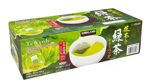 Kirkland Signature Ito En Matcha Blend 100% Organic Japanese Green Tea 100 bags
