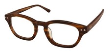 Converse Ophthalmic Men's Brown Horn Square Plastic Eyeglass Frame P015. 48mm
