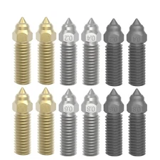 For Creality K1/K1 Max Nozzle Brass 3D Printer 0.2-1.2mm 1.75mm Filament