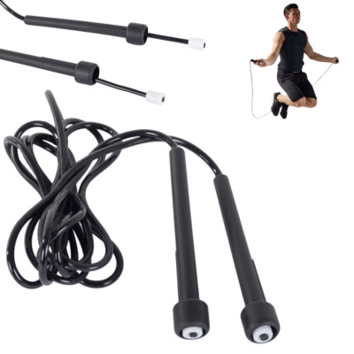 Springseil Hüpfseil 2,8m Skipping Rope Fitness Sprungseil Seilspringen Boxen