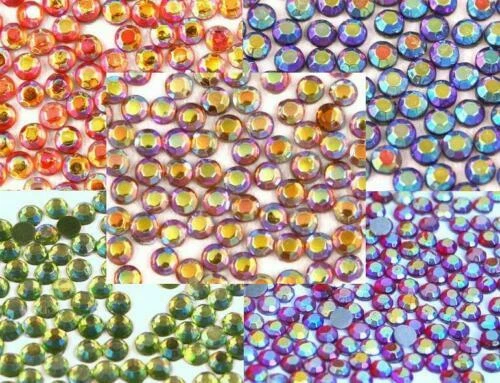 Strang Kristall Perlen, Schmucksteine & -kugeln im Facettierten Stil