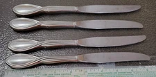 Oneida USA Axis Dinner Table Butter Knives, Stainless Knife Set of 4  9.5"