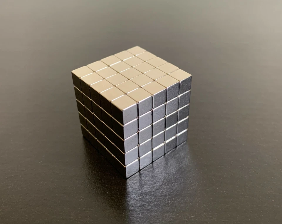 ITRADE STRONG MAGNETS 5MM CUBE NEODYMIUM N42 1.1Kg PULL BLOCK MAGNETIC CUBES SQUARE