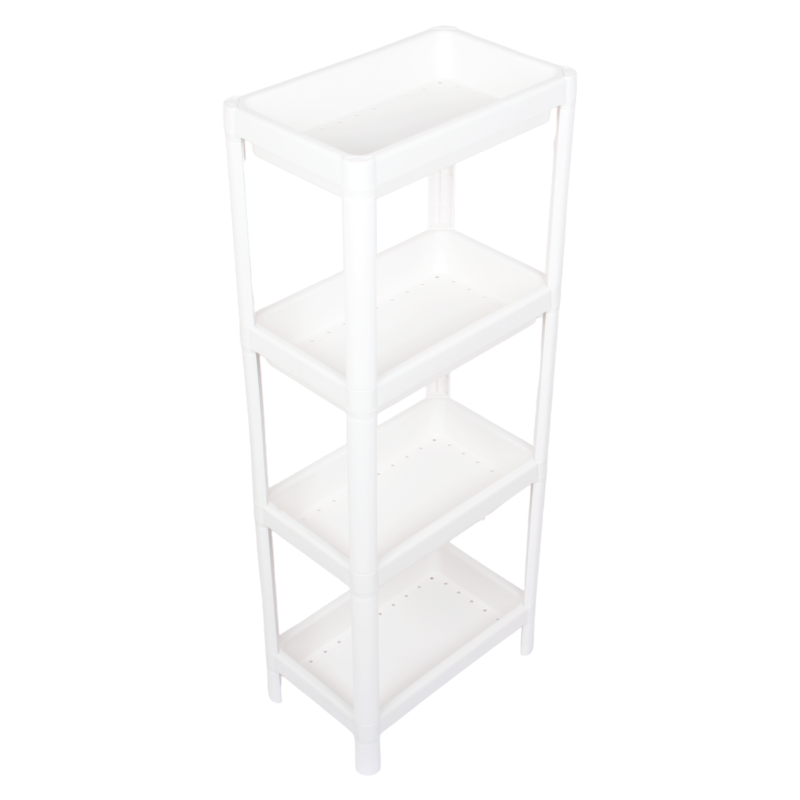 4 Tier FreeStanding Bathroom Shelf Unit. Small Storage Organizer Shelf