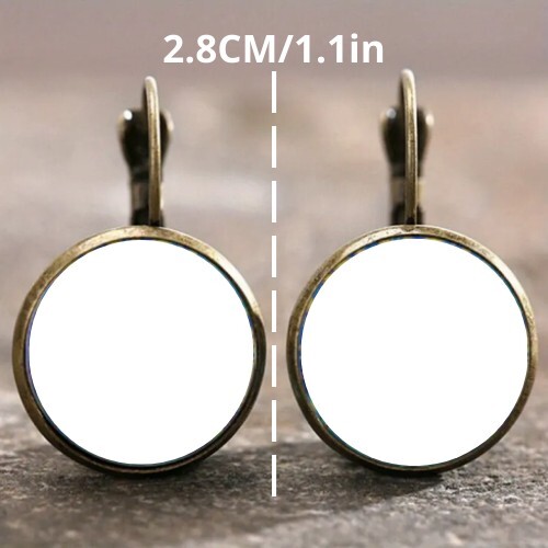 Zeit Edelstein Sonne & Mond Ohrhänger Schmuck Deko für Damen - Bild 3 von 4