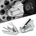 Chrome Rear Phantom Swingarm Axle Cover For Harley Heritage Softail 1986 2007
